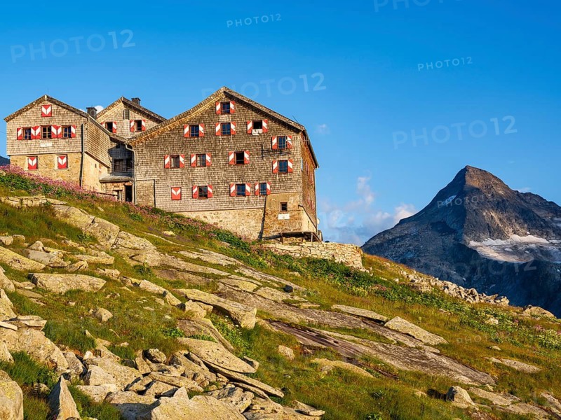 Kürsinger Hütte, Venice Group, Hohe Tauern National Park, Province of Salzburg, Austria