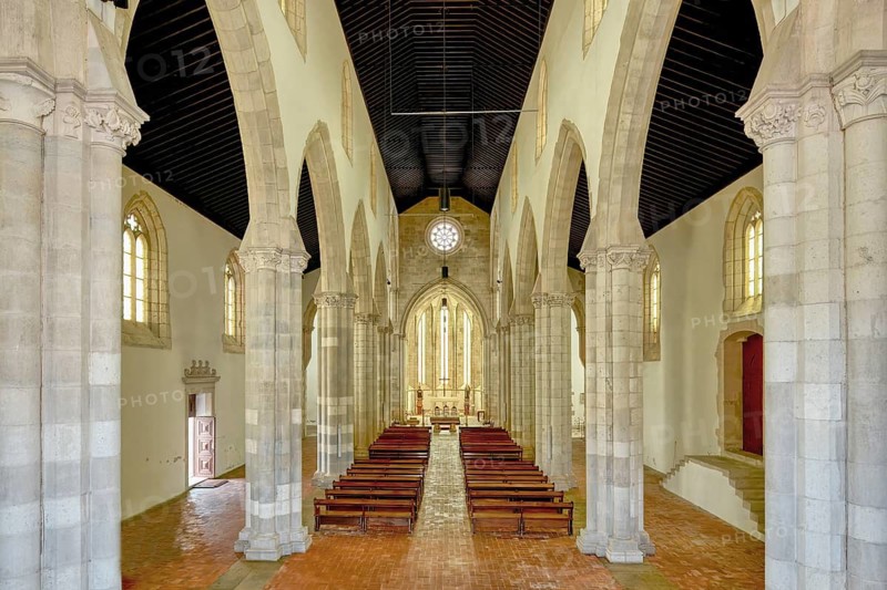 Church da Graca, Interior, Santarem, Ribatejo, Portugal