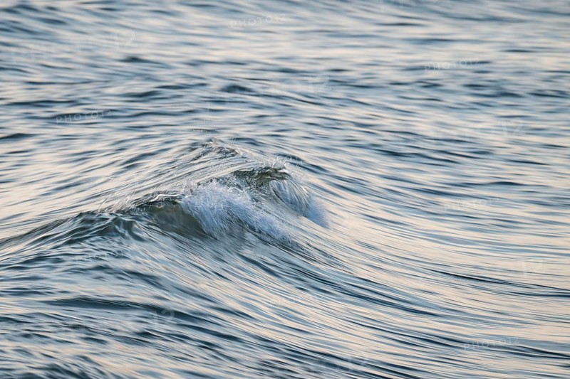 Breaking wave, long exposure, Houvig Beach, North Sea, Denmark