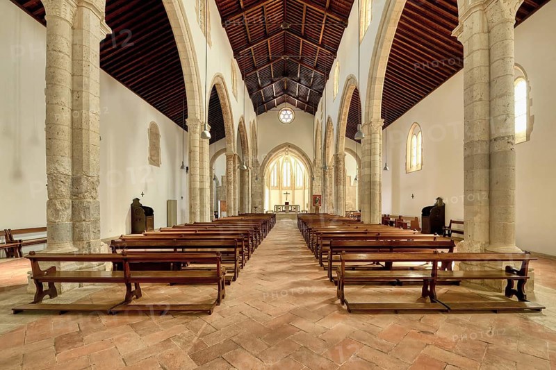 Santa Clara Church and Convent, Central Nave, Santarem, Ribatejo, Portugal