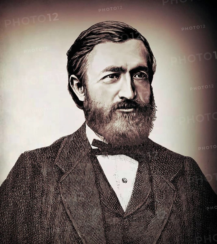 Johann Philipp Reis, 1834 – 1874, German scientist and inventor, digital edited