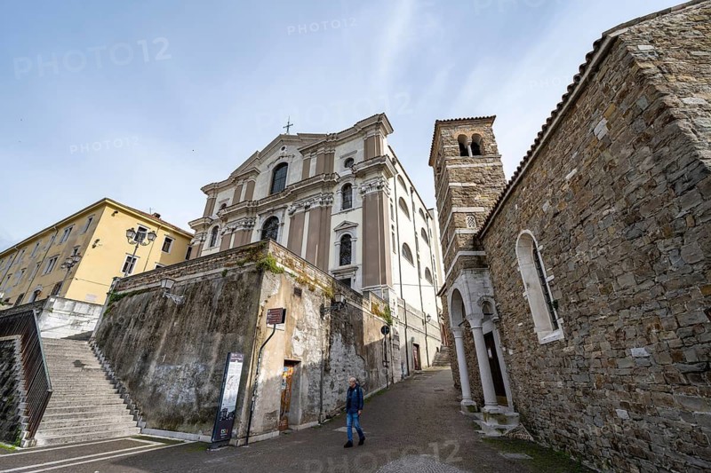 Santa Maria Maggiore Church and Basilica del Cristo Salvatore e di San Silvestro, Trieste, Friuli-Venezia Giulia Region, Italy