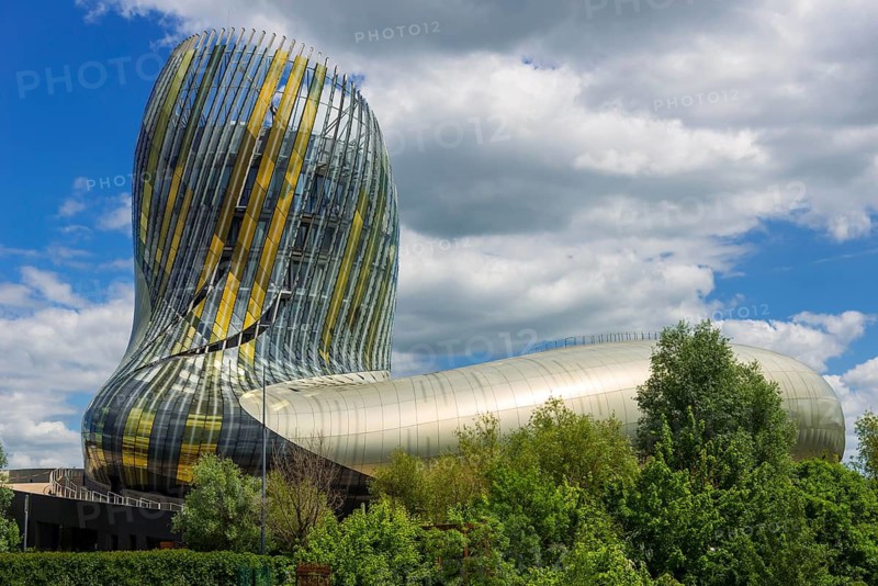 The Citè du Vin wine museum in Bordeaux, Gironde, France