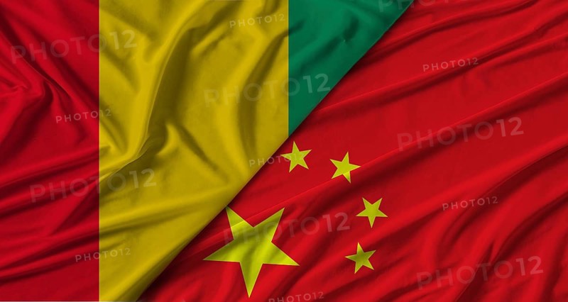 Bilateral relations between Guinea and China. Flag of Guinea and China
