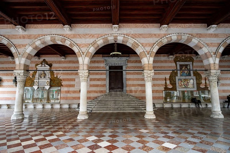 Loggia del Lionello, main square Piazza della Libertà, Old Town, Udine, Friuli-Venezia Giulia, Italy
