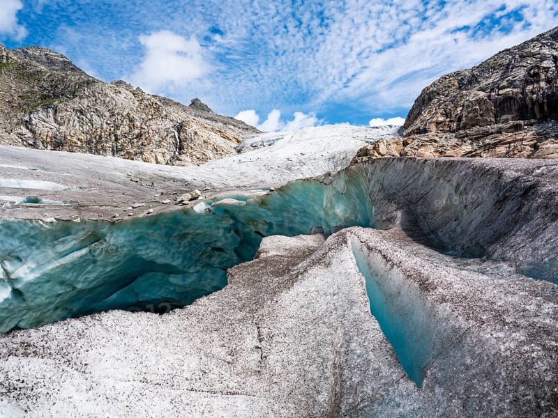 Venedigerkee Glacier Tongue, Hohentauern National Park, Venice Group, Hohe Tauern National Park, Province of Salzburg, Austria