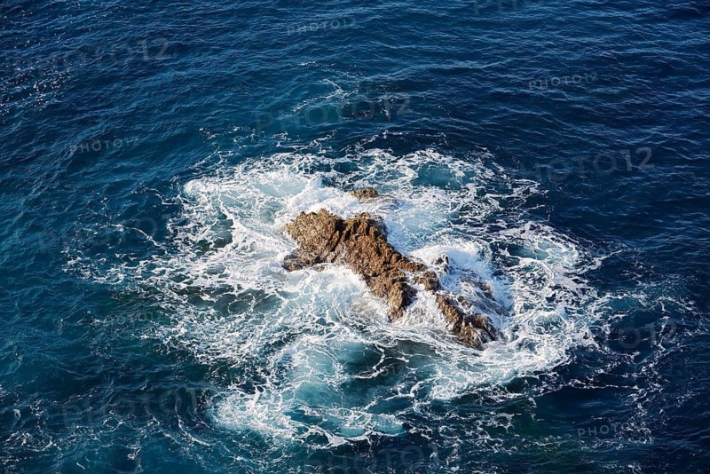 Rocks in the Atlantic Ocean, Los Molinos, Fuerteventura, Canary Islands, Spain
