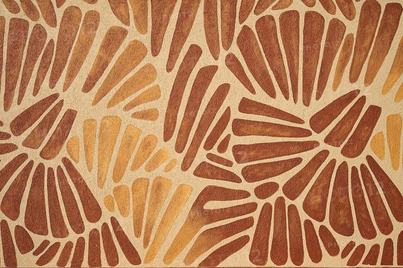 Abstract pattern with brown and beige shapes on a surface, Manavgat, Antalya, Turkish Riviera, Mediterranean Sea, Turkey