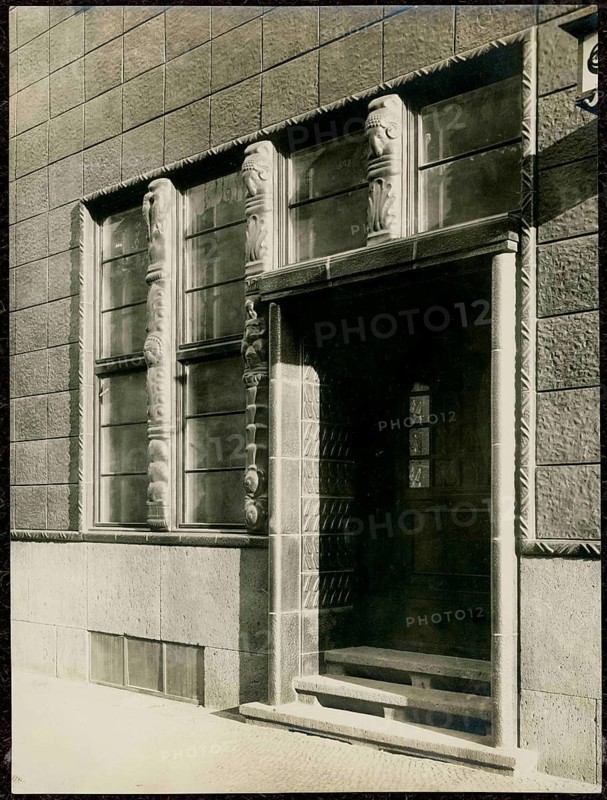 Berlin, Mitte, Schützenstr. 28, Wolff telegraph office, commercial building, expressionist façade design, multi-storey building with brick façade, around 1924