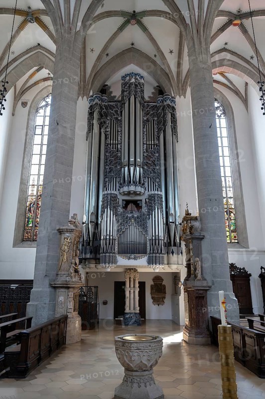 Organ built by Hubert Sandtner from 1972 to 1975, Eichstätter Dom, Domplatz 8, Eichstätt, Upper Bavaria, Germany