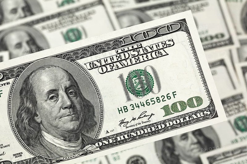 100 American dollars, banknote, banknote from the USA