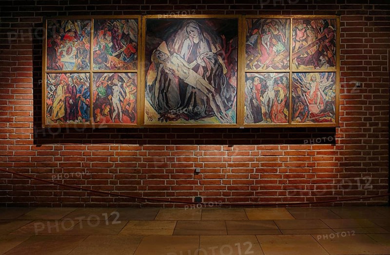 Interior view, altar in the crypt, Church of Our Lady, Cathedral of Our Lady, Munich Cathedral, Munich, Bavaria, Germany