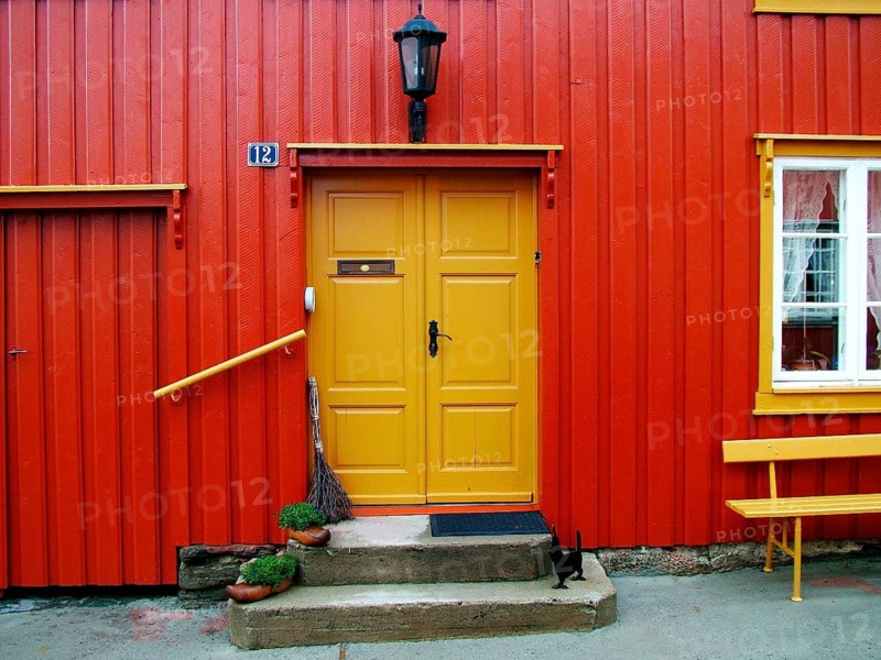 Geography, travel, Norway, old houses, mining settlement, Røros
