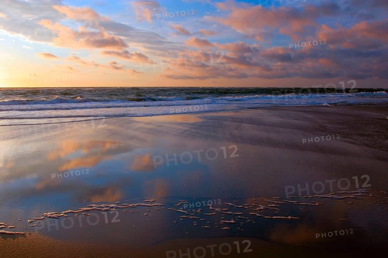 Evening atmosphere, island of Sylt, North Sea, Schleswig-Holstein, Wadden Sea, Germany, Schleswig-Holstein