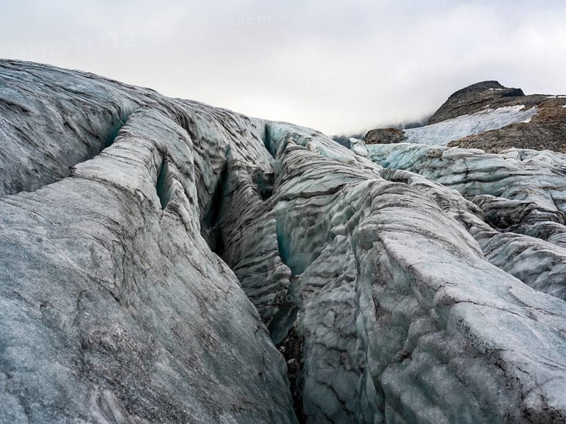 Spaltenreicher Glacier, Venedigerkees, Venice Group, Hohe Tauern National Park, Province of Salzburg, Austria