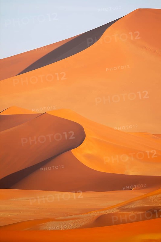 Red and yellow sand dunes of the Namib, Namib Desert, Namib-Naukluft National Park, Namibia