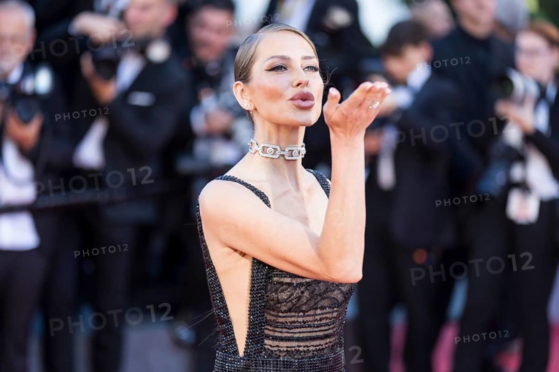 Ginta Biku at the opening gala and the premiere of La Vénus Électrique (The Electric Kiss) on the red carpet of the Palais des Festivals et des Congrès during the 79th Cannes International Film Festival. The 79th Cannes International Film Festival will take place from 12 to 23 May 2026