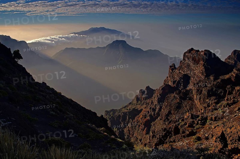 Canary Islands, La Palma, mountain, Roque de los Muchachos, La Palma, Canary Islands, Spain