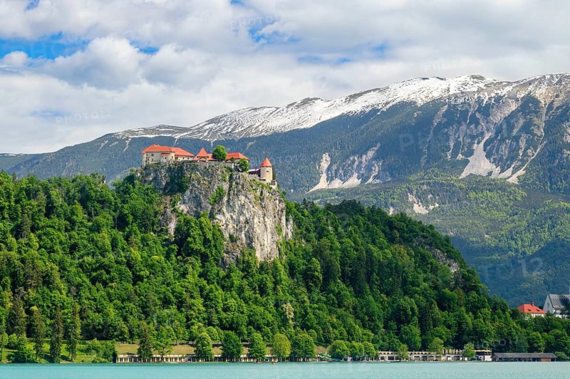 Bled Castle, known as Blejski grad, the oldest castle in Slovenia. Bled Slovenia
