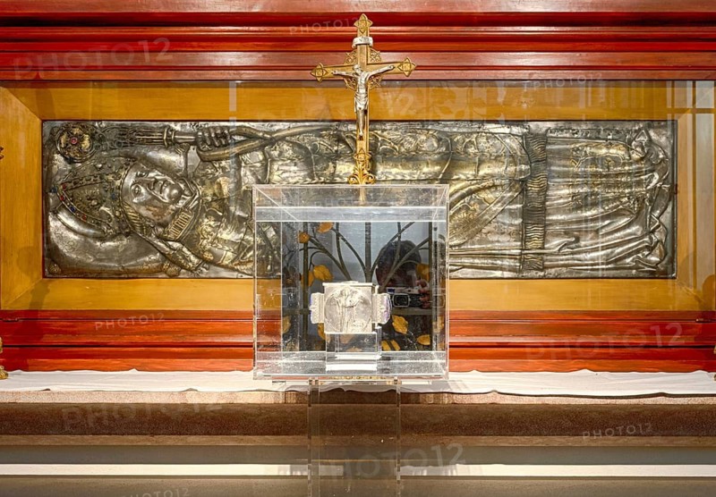 Interior view, relic of Saint Corbinian, Church of Our Lady, Cathedral of Our Lady, Munich Cathedral, Munich, Bavaria, Germany