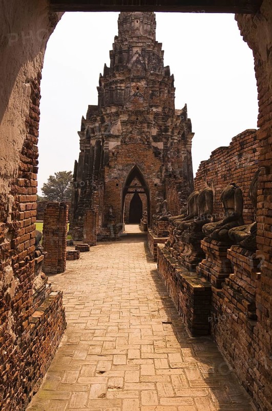 Wat Chai Wattanaram temple Ayutthaya, Thailand