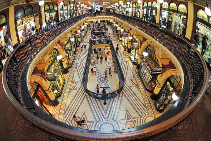 Interior view of Queen Victoria Building, department store, Sydney, New South Wales, Australia, Sydney, New South Wales, Australia