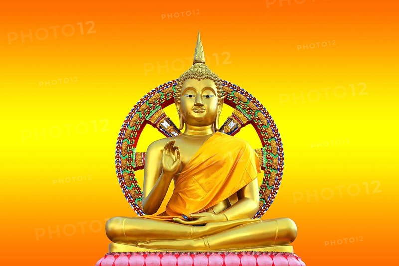 Seated Buddha, Thailand, Chonburi, Thailand
