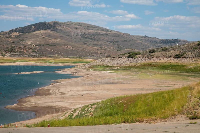 Curecanti National Recreation Area, Colorado - August 2026 - During the ongoing drought in the western U.S, Colorado's largest reservoir, Blue Mesa Reseroir in Curecanti National Recreation Area, is less than 25 percent full. The reservoir is part of the Colorado River basin