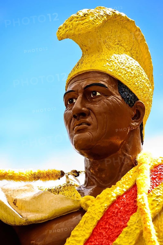 Statue of King Kamehameha the Great Big Island Hawaii, Hawaii, USA