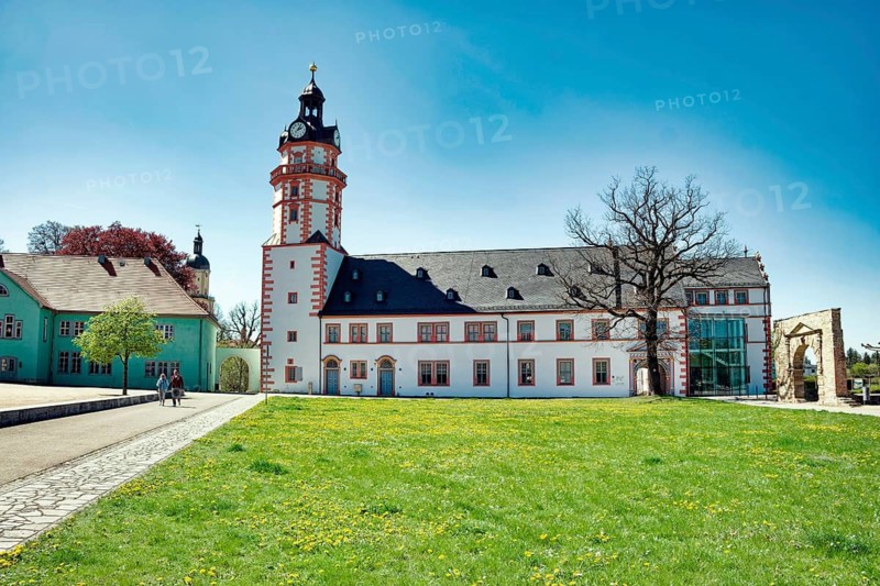 Ehrenstein Palace and Park, Renaissance Palace, Palace Complex, Castle Tower, Tourist Attraction, Ohrdruf, Thuringia, Germany