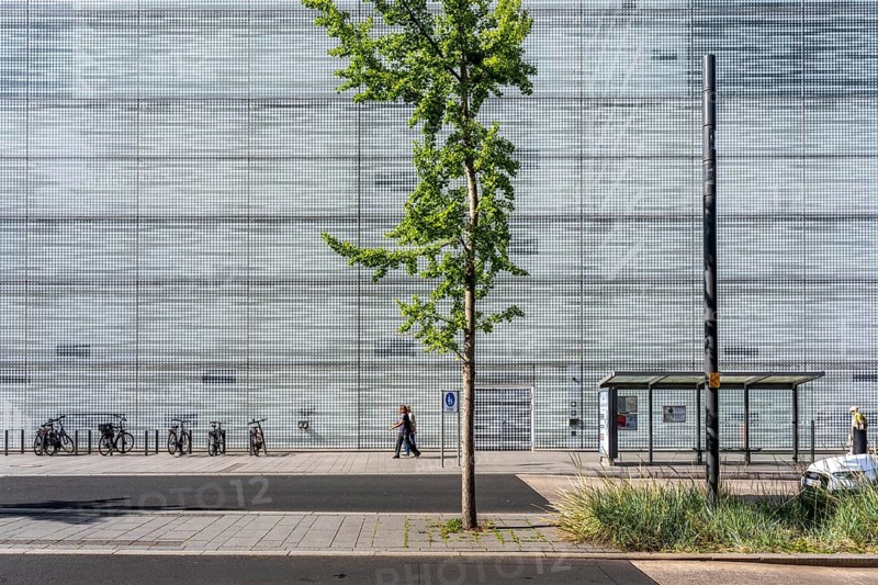 The Forum Confluentes, cultural building on the central square in Koblenz, it houses the Middle Rhine Museum, the City Library and the Tourist Information Office, Rhineland-Palatinate, Germany