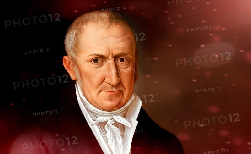 Alessandro Volta, 1745 – 1827, Italian chemist and physicist, pioneer of electricity and power and the inventor of the electric battery, digitally edited based on a historical illustration