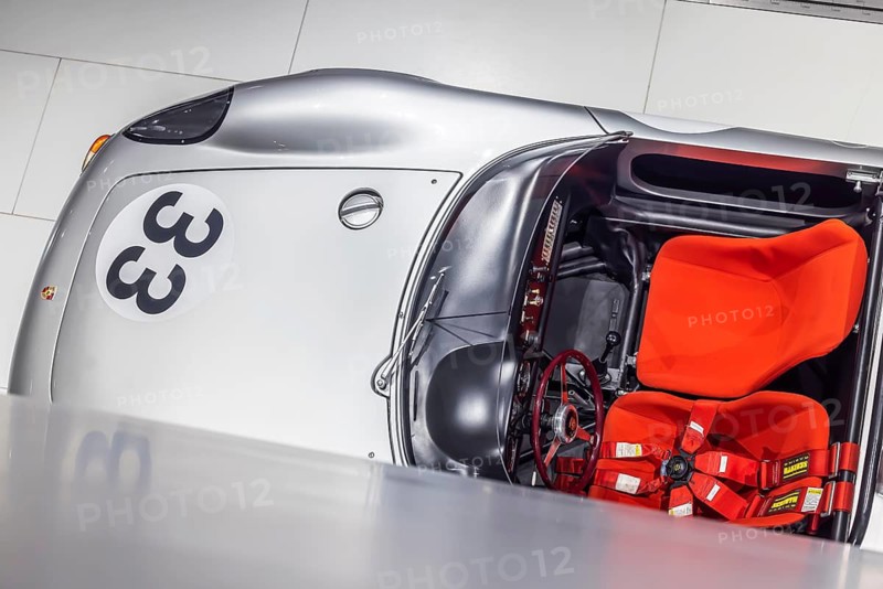 Porsche Museum Stuttgart-Zuffenhausen. The automotive museum of Dr. Ing. h.c. F. Porsche AG shows racing cars and iconic cars from automotive history. Stuttgart, Baden-Württemberg, Germany