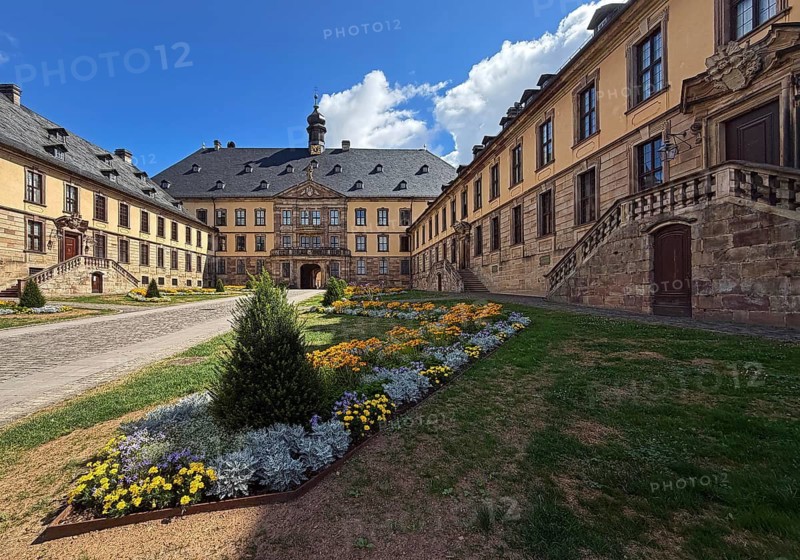 The Fluda City Palace, the former residence of the Fulda prince-bishops, Old Town, Baroque Quarter, Fulda, East Hesse, Hesse, Germany