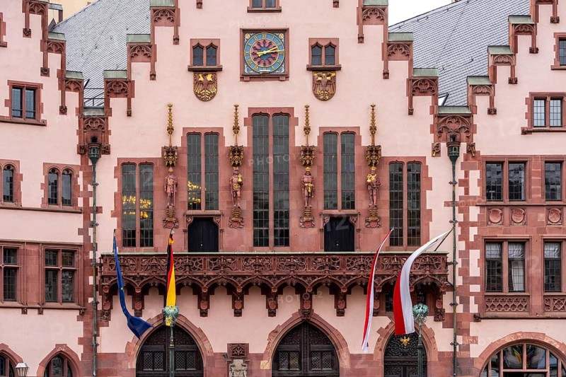 The Old Town Hall on Frankfurt's Römerberg, Hesse, Germany