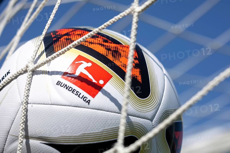 Close-up of the match ball (adidas Bundesliga 26/27 Torfabrik) for the 2026/27 Bundesliga season (illustrative image)