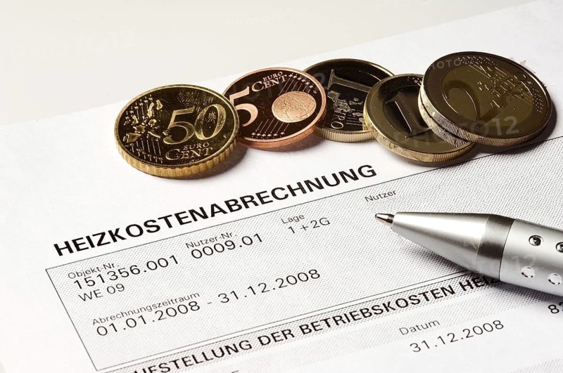 Heating bill, Vaihignen, GER