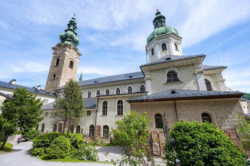 St. Peter Cemetery with St. Peter Collegiate Church, Old Town, Salzburg, Austria