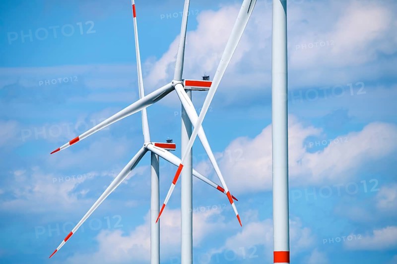 Wind turbines at the Kesdorf wind farm in Schleswig-Holstein, Germany +++ editorial use only