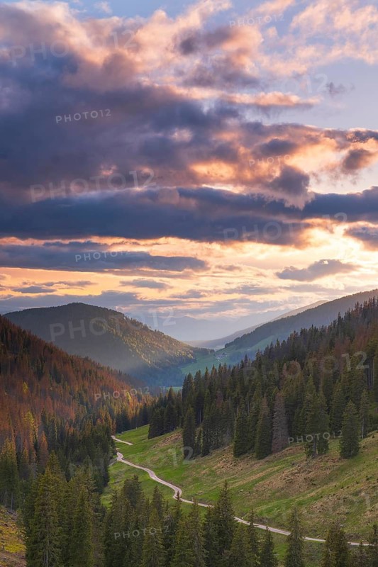 New Year's Eve Valley, Toblach, Bolzano, Dolomites, Italy