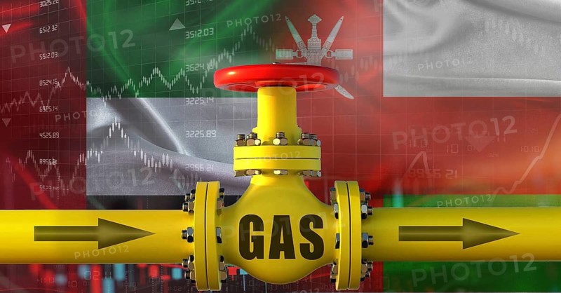Emirati gas export pipeline to Oman. Gas exports from the United Arab Emirates to Oman on financial chart