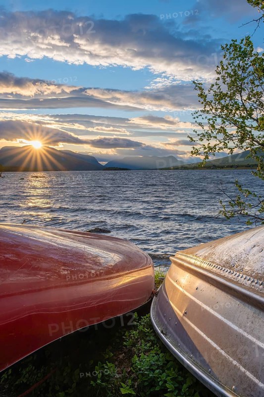 Panoramavegen, Storfjorden, Hemsedal, Valdres, Innlandet, Norway