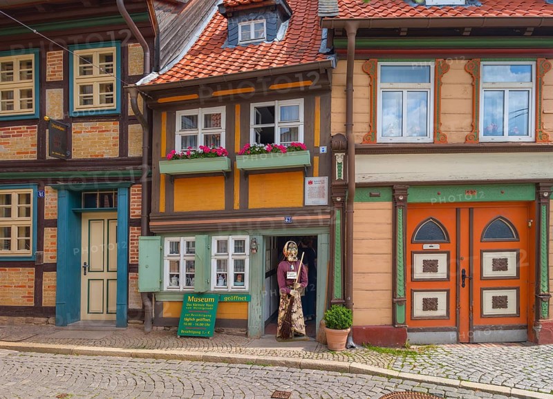 Kochstr. 43 smallest house with witch Wernigerode Harz Germany