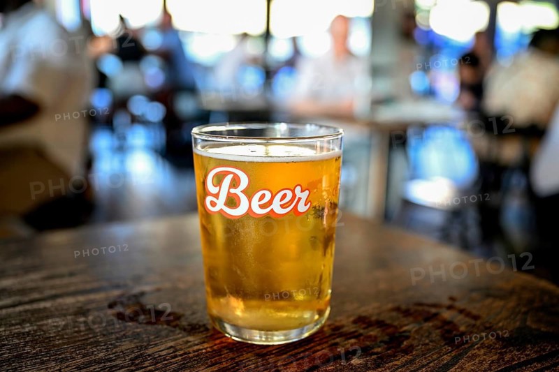 Glass of beer in a pub, pint, London, England, Great Britain, Great Britain