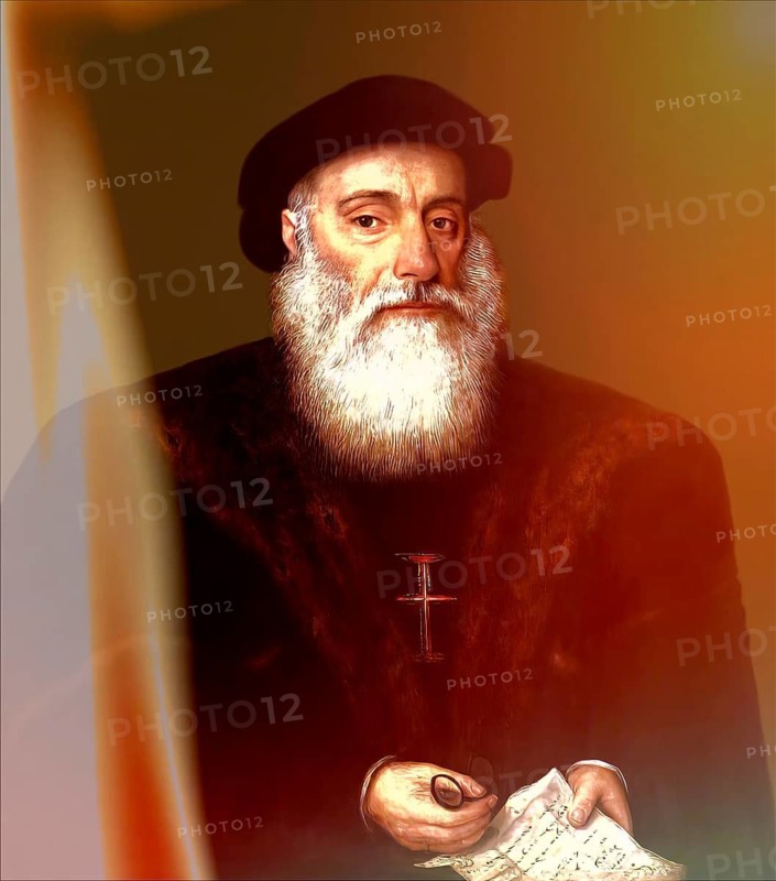 Vasco da Gama, c. 1460s – 1524, Portuguese explorer, digitally edited