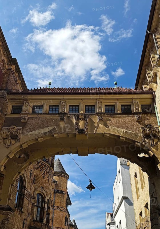 Bridge of Sighs, historic crossing over the Bay Road based on the Venetian model, Free Hanseatic City of Bremen, Germany