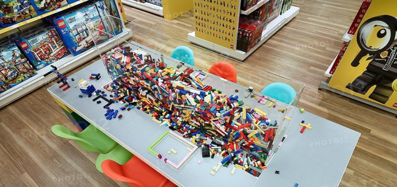 Toy department in a department store, Munich, Bavaria, Germany