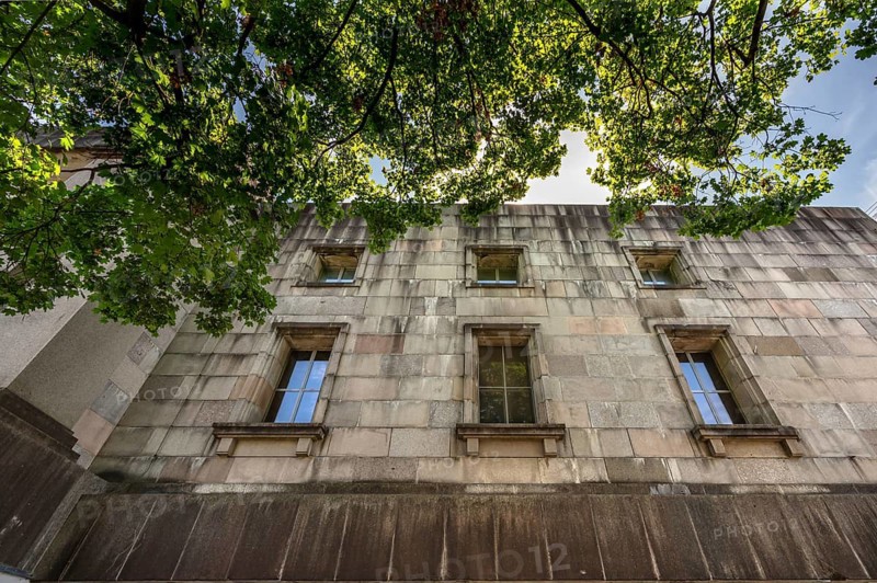 Detail, original façade of the unfinished Congress Hall, today Museum of the Documentation Center, Documentation Center Reichsparteitagsgelände, Bayernstr. 110, Nuremberg, Middle Franconia, Bavaria, Germany