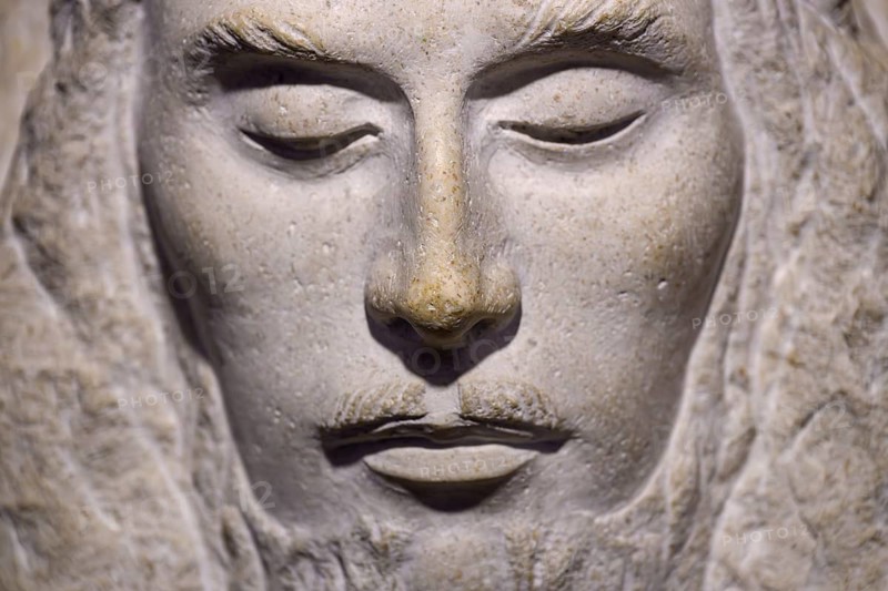 Sculpture of Jesus Christ by Alessandro Di Ceglie, an Italian sculptor, in Our Lady of the Rocks Church Museum, Bay of Kotor, Montenegro