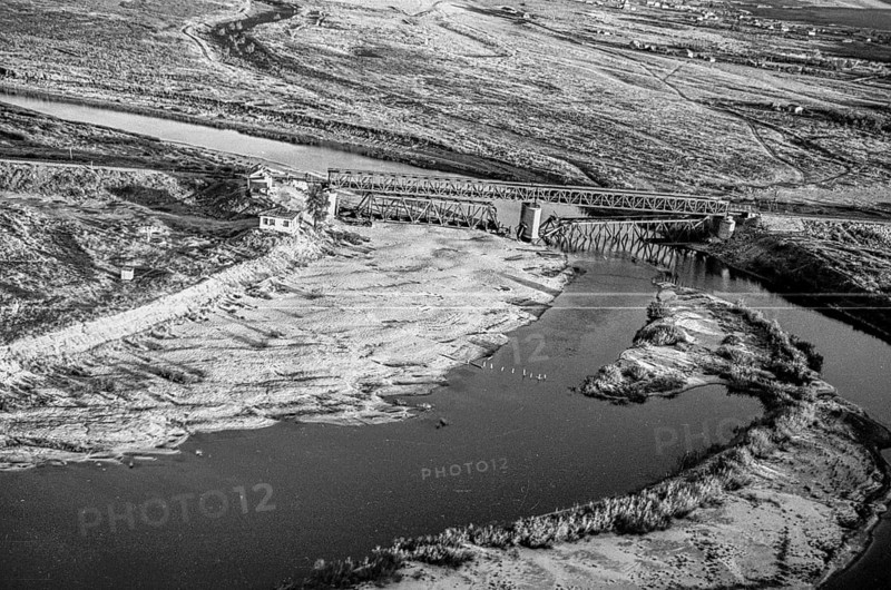Historische Luftaufnahme, Im Herbst 1942 flog die deutsche Luftwaffe umfangreiche Angriffe auf die Rote Armee und die Infrastruktur im Raum Stalingrad